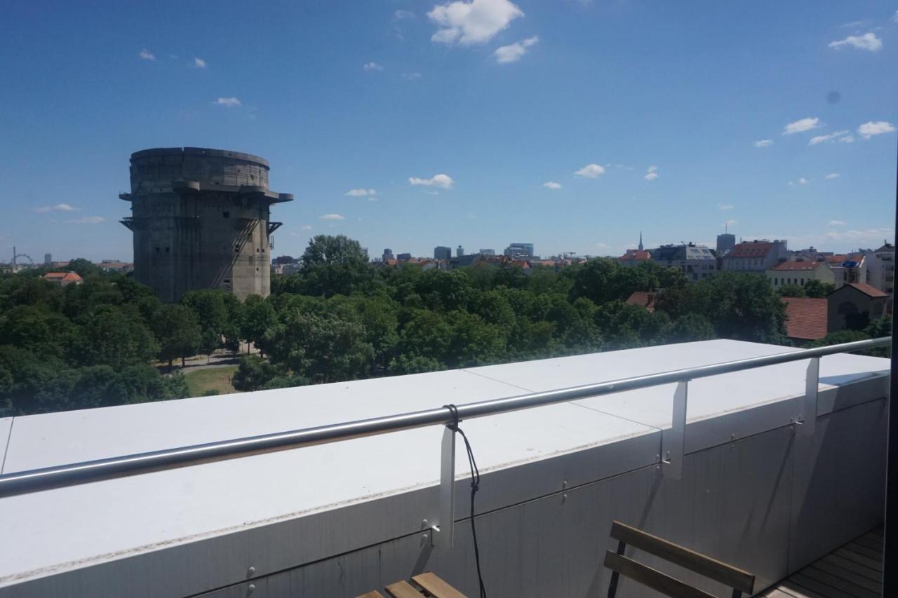 Augartenblick Penthaus 14 - Blick Zum Riesenrad Вена Экстерьер фото